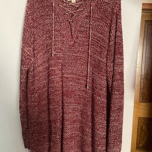 Loose knot sweater